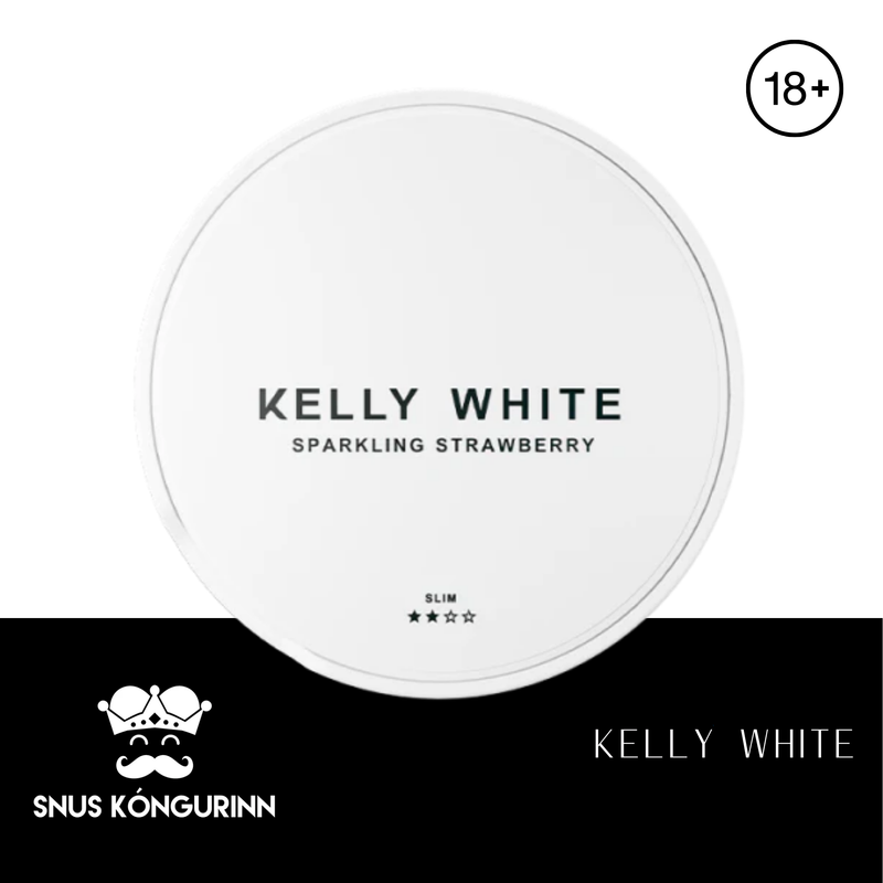 Kelly White Sparkling Strawberry 6 mg