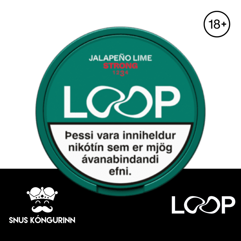 LOOP JALAPEÑO LIME STRONG 15MG/G