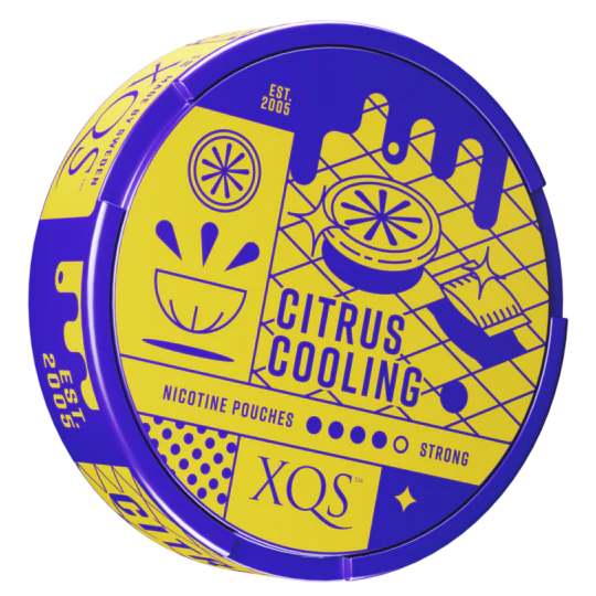 XQS CITRUS COOLING SLIM STRONG NICOTINE POUCHES
