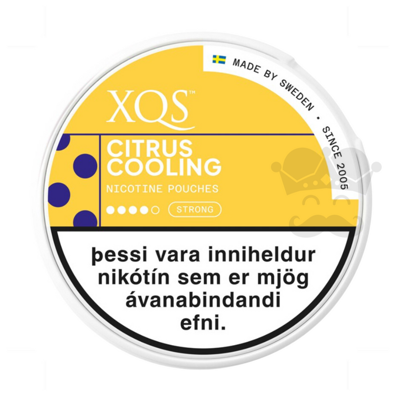 XQS CITRUS COOLING SLIM STRONG NICOTINE POUCHES