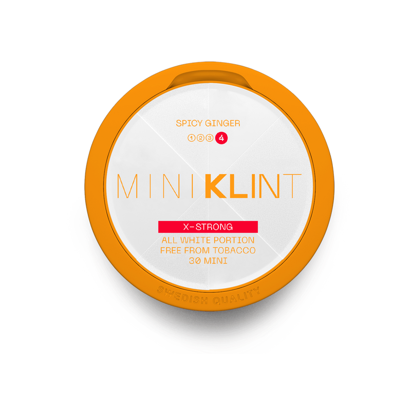MINI KLINT SPICY GINGER #4 MINI STRONG NICOTINE POUCHES