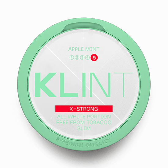 KLINT APPLE MINT #5 EXTRA STRONG NICOTINE POUCHES