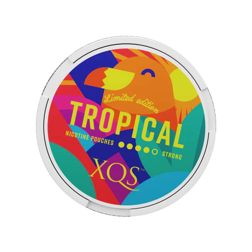 XQS TROPICAL LIMITED EDITION SLIM STRONG NICOTINE POUCHES